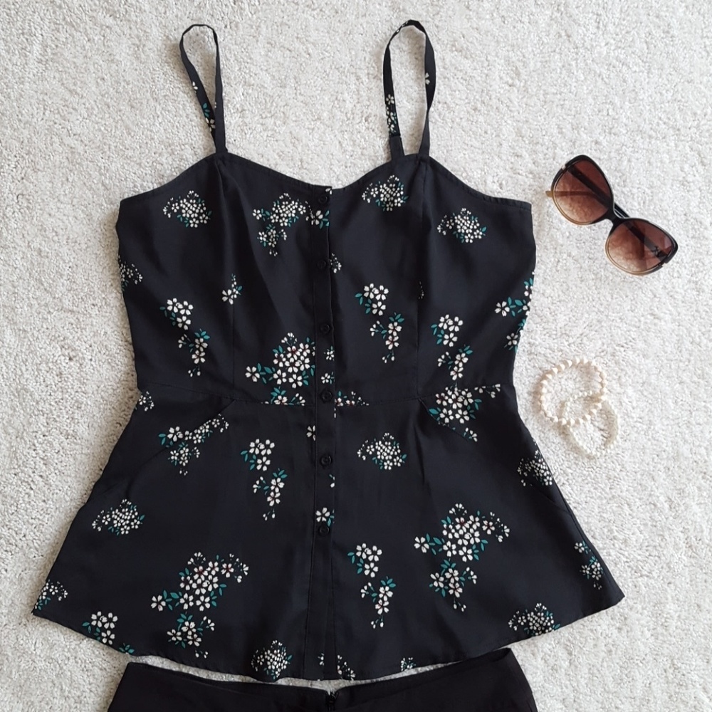 Floral Peplum top